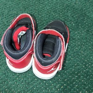 Children’s used Jordan sneakers. Worn does show wear